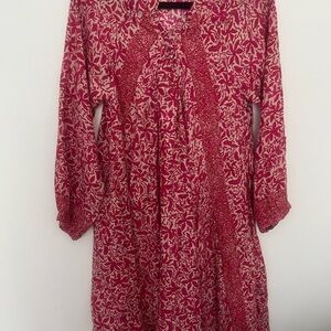 Natalie Martin Small Elegant Red Floral Women's Dress